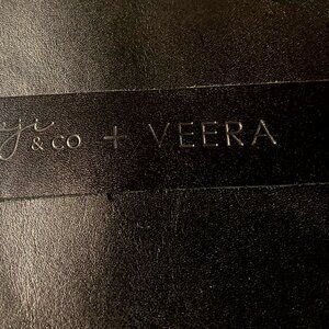 Joji & Co + VEERA Shoulder Bag Handmade Leather Black Messenger Style